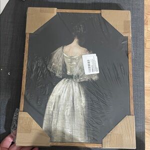 Source Unknown Elegant Lady Art Print - Black and White